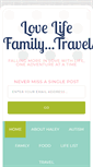 Mobile Screenshot of lovelifefamilytravels.com